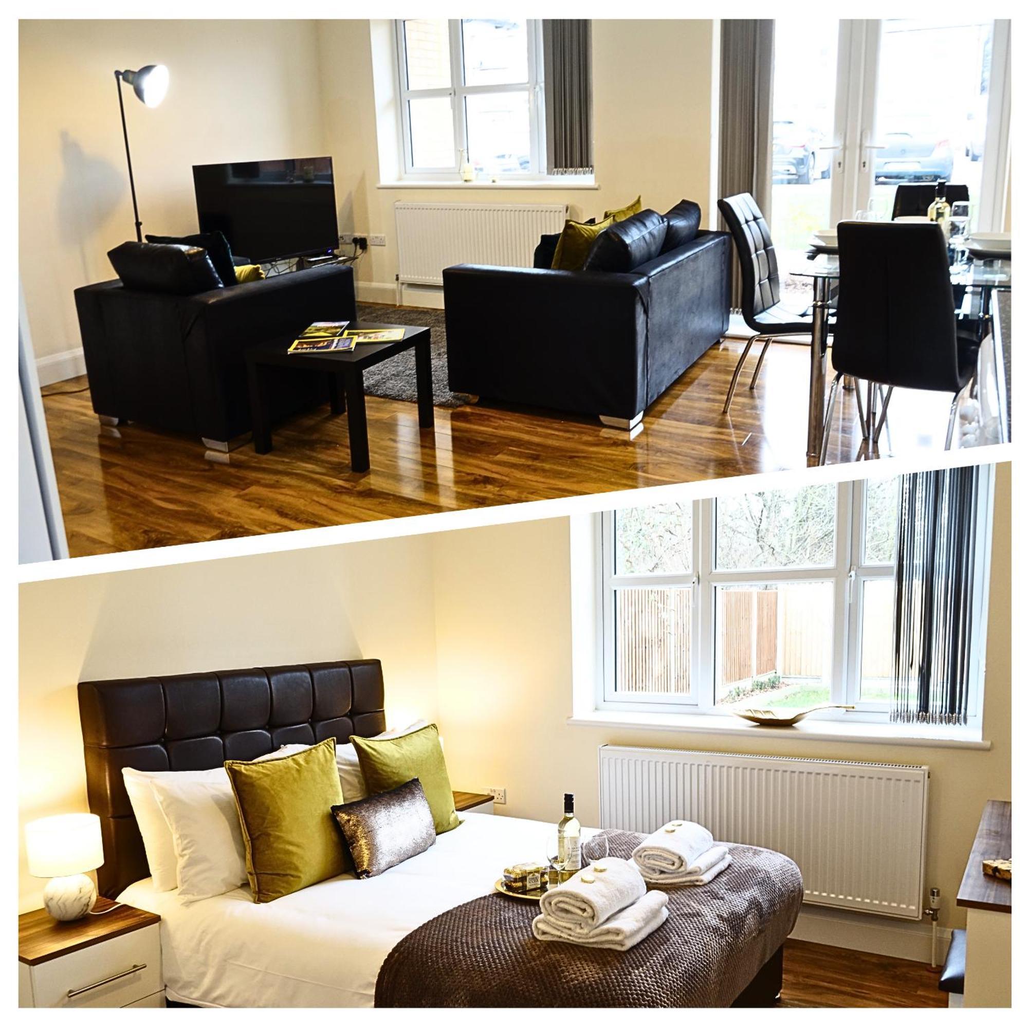 Appartement Luxury 2 Bed 2 Bath - Free Parking - 5Min To Airport - Sleeps 6 à Ashford  Extérieur photo